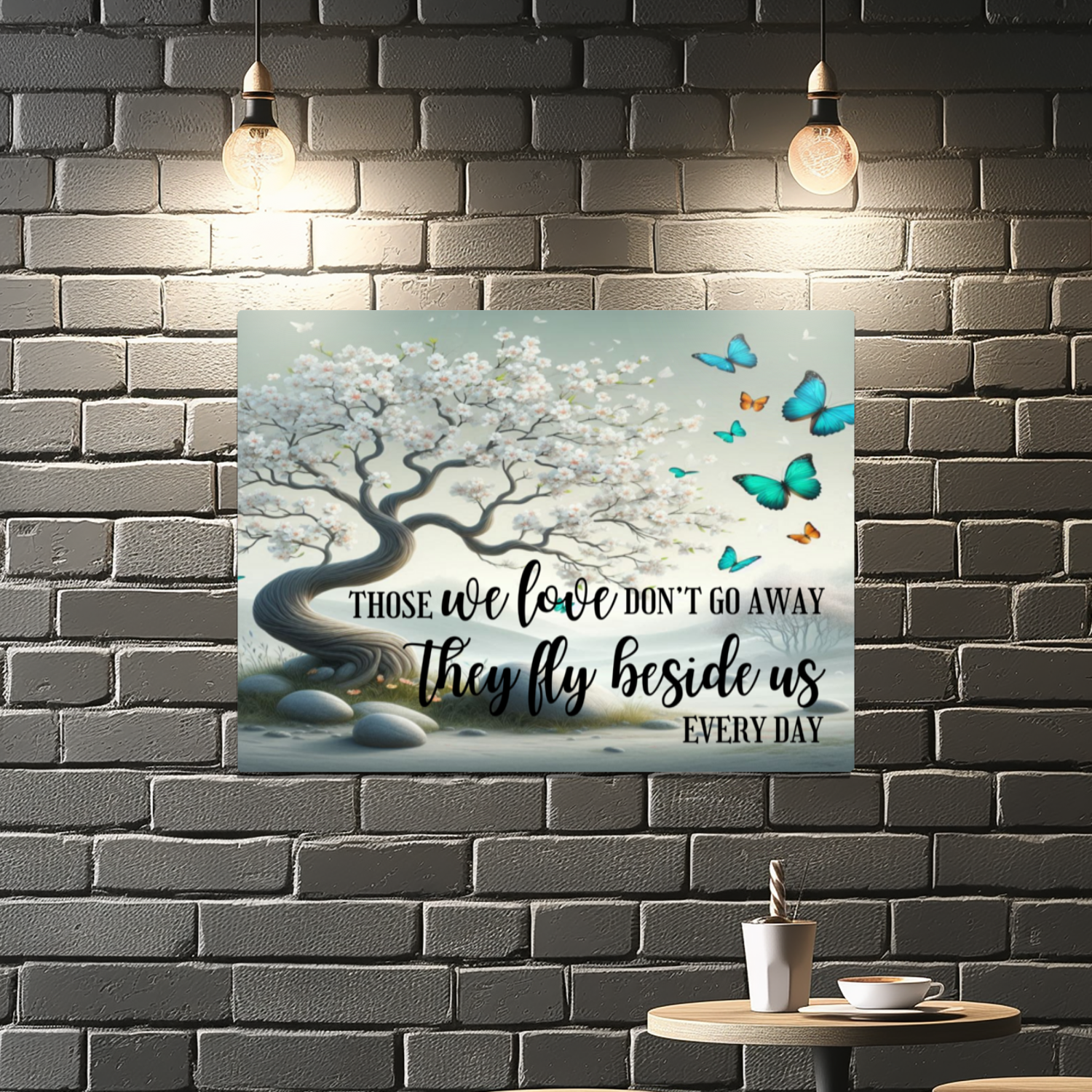Landscape Metal Wall Art Those We Love Don’t Go Away superfastpod