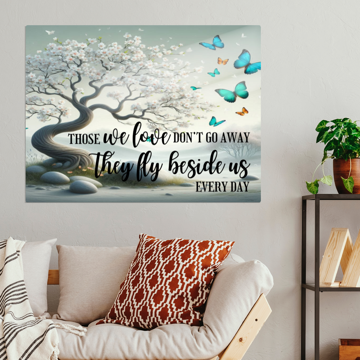 Landscape Metal Wall Art Those We Love Don’t Go Away superfastpod