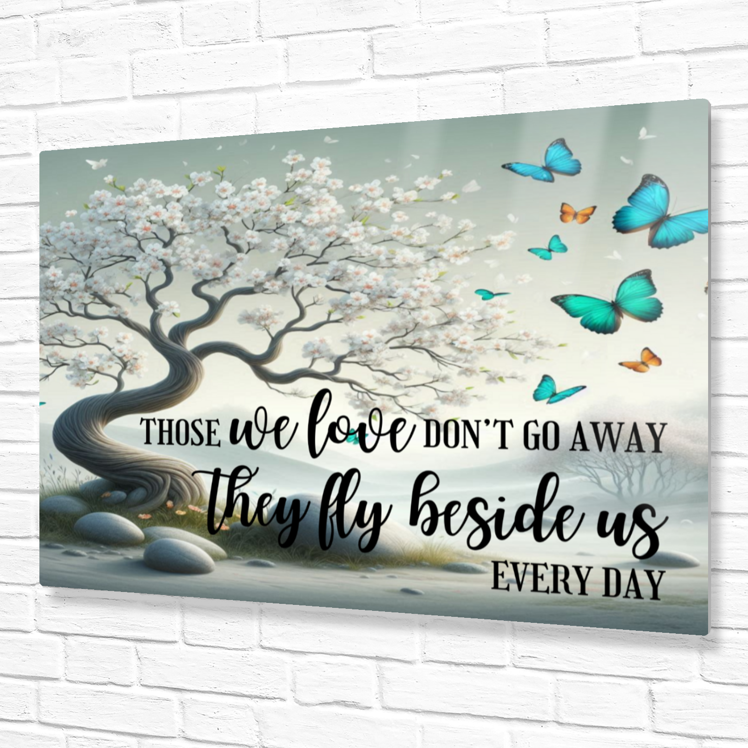 Landscape Metal Wall Art Those We Love Don’t Go Away superfastpod