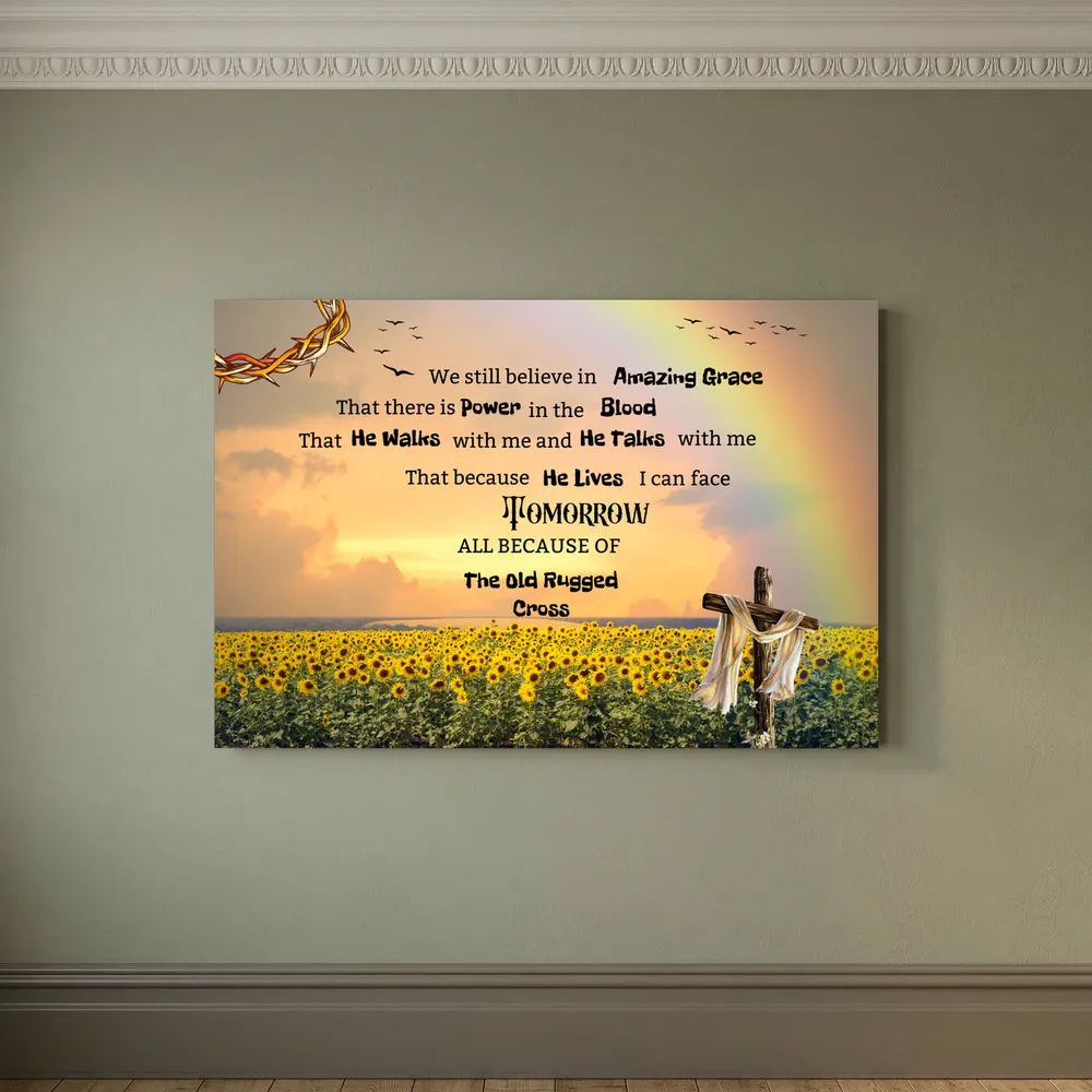 Canvas Wall Art We still believe in Amazing Grace