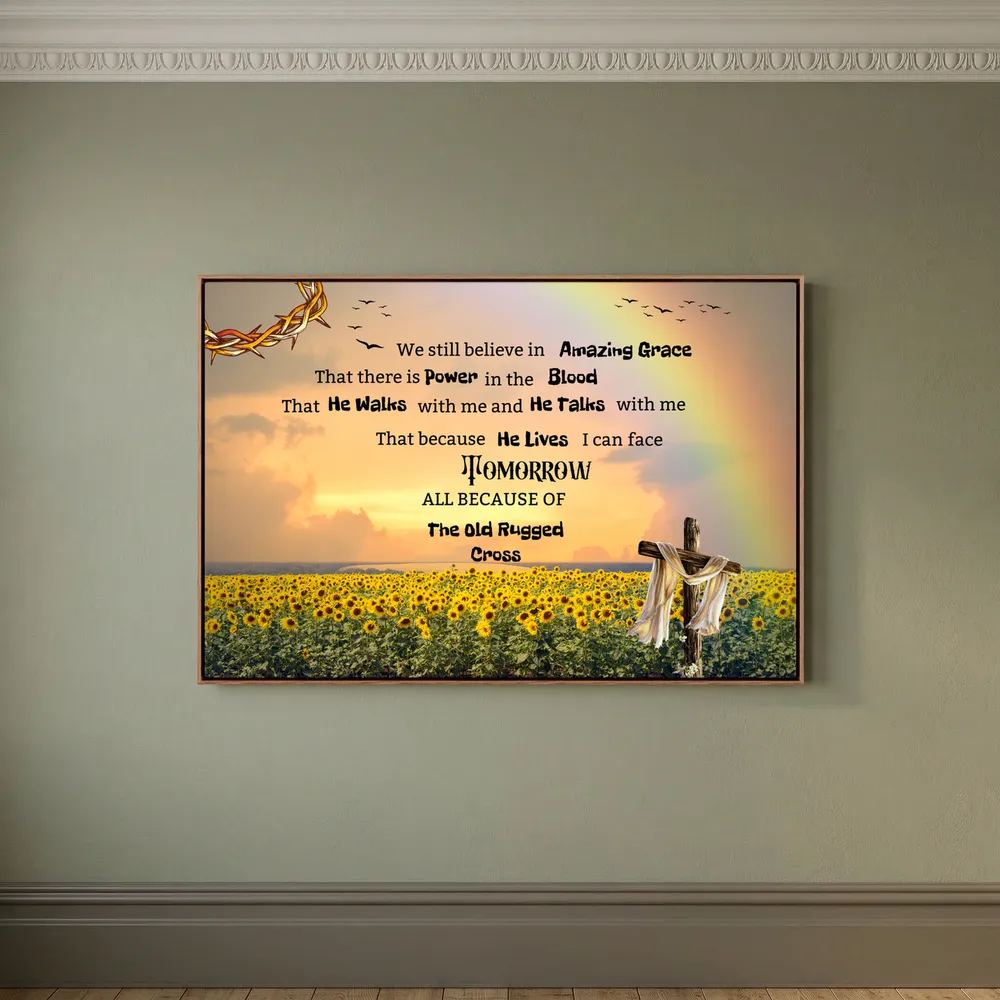 Canvas Wall Art We still believe in Amazing Grace