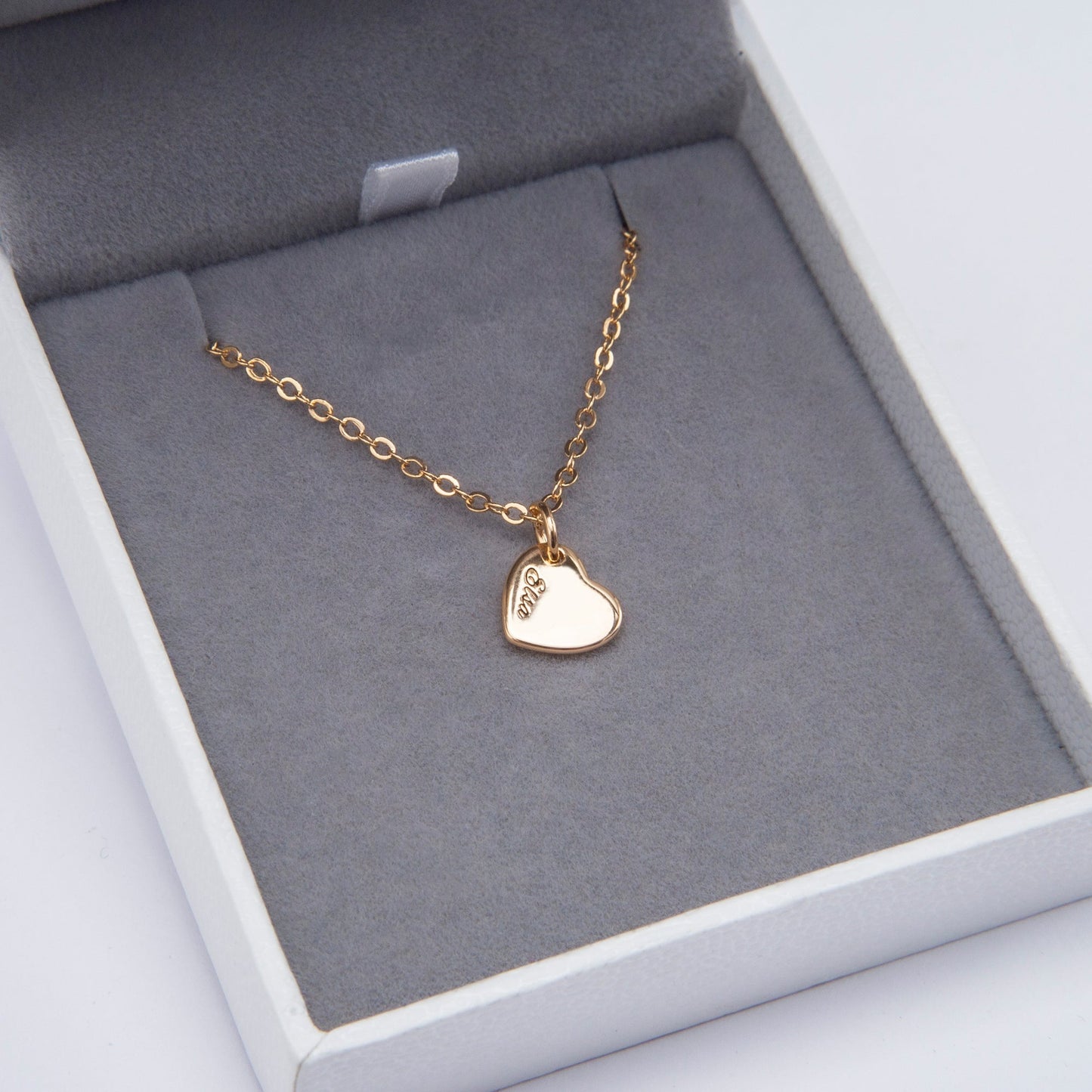 Personalized Heart Necklace - JewelryLuxeUS.Shop