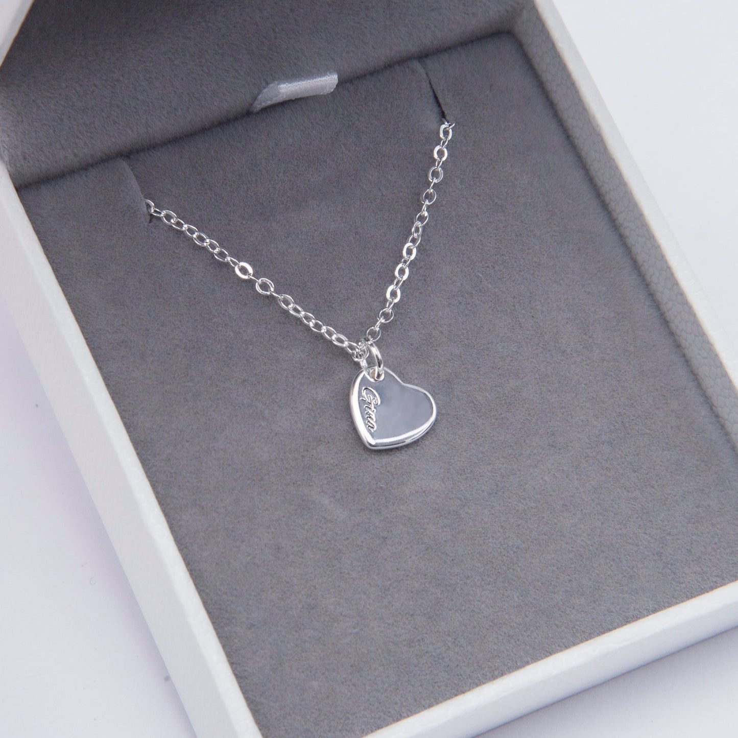 Personalized Heart Necklace - JewelryLuxeUS.Shop