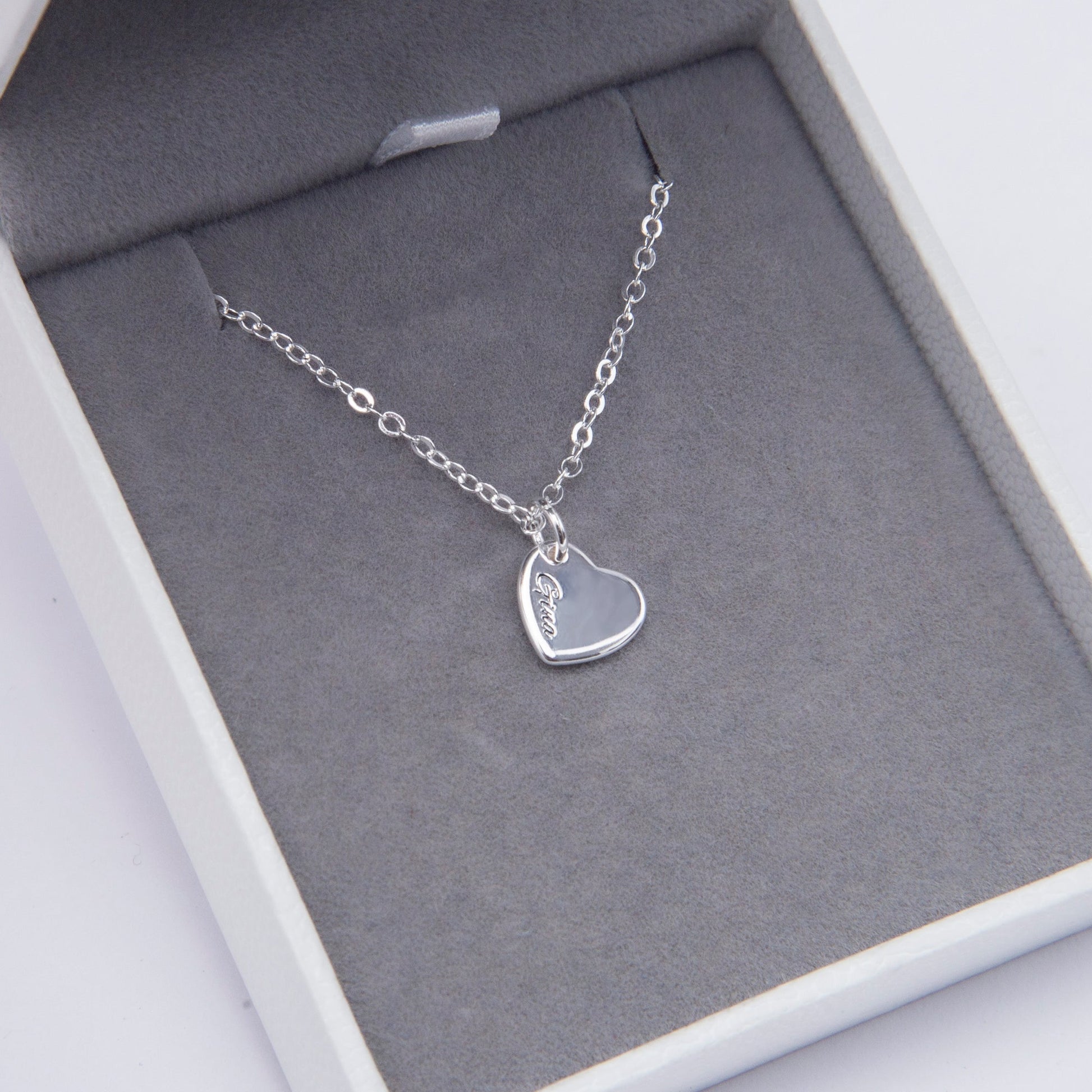 Personalized Heart Necklace - JewelryLuxeUS.Shop