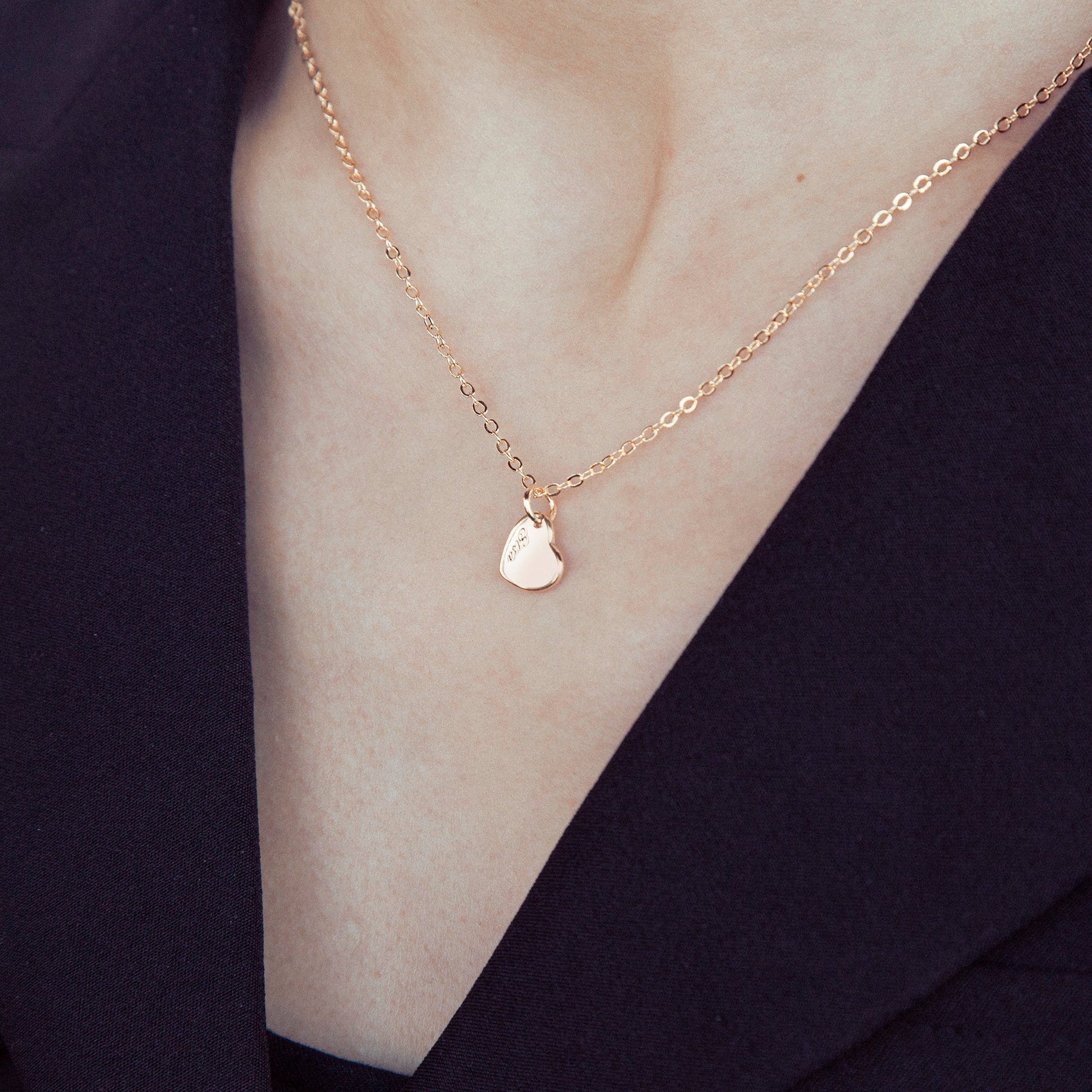 Personalized Heart Necklace - JewelryLuxeUS.Shop